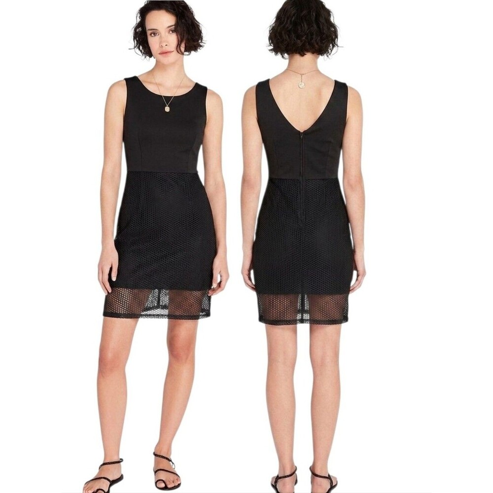 I.N. SAN FRANCISCO Avant Garde Mesh Skirt Tank Dress - Size 3